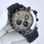 ROLEX Daytona  40MM 7500 Movement Blaken Grey Dial Wrist Watch